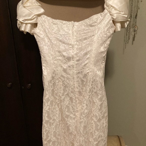 Roberta Bridal Vintage 90’s Lace Prom/Cocktail Dress - Picture 2 of 8